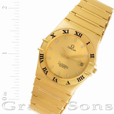 Omega Omega 4253 Constellation Quartz Male 18k Yellow Gold