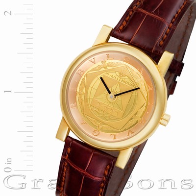 Bvlgari at 35 mgl auto Bvlgari Automatic Male 18k yellow gold