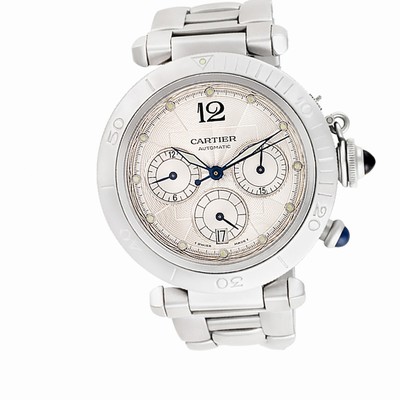 Cartier W31030H3 Pasha Chronograph Automatic Male Stainless Steel