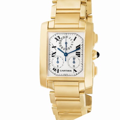 Cartier w50005r2 Tank Francaise  Male 18k yellow gold