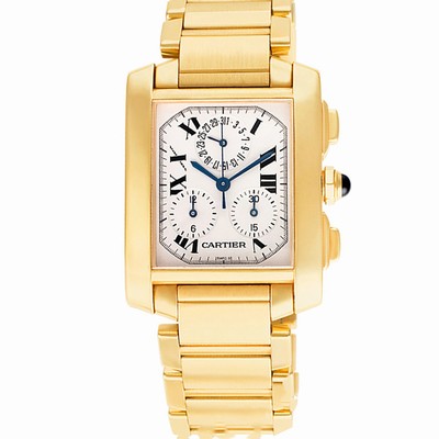 Cartier 1830 Tank Francaise Quartz Male 18k yellow gold