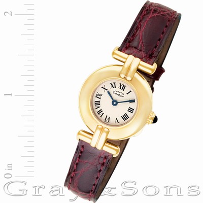 Cartier w1000653 Must de Quartz Female Vermeil