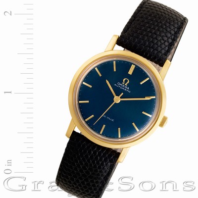 Omega 165004 De Ville Automatic Unisex 18k yellow gold