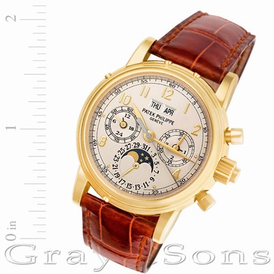 Patek Philippe 5004J Perpetual Calendar Manual Male 18k yellow gold