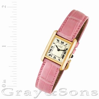 Cartier Cartier 1886 Tank Manual Unisex Stainless Steel & Gold Plated