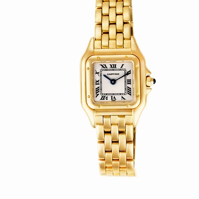 Cartier W25022B9 Panthere Quartz Female 18k yellow gold