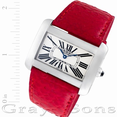 Cartier W6300255 Divan Quartz Female Stainless Steel