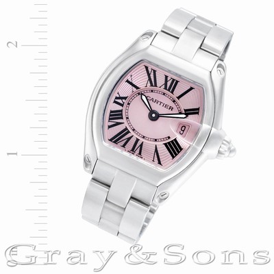 Cartier w62017v3 Roadster Quartz Female Stainless Steel