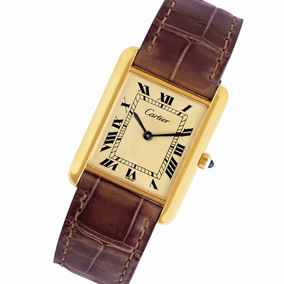 Cartier 41578 Vermeil Quartz Male Vermeil