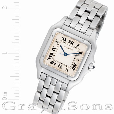 Cartier W25054P5 Panthere Quartz Male Stainless Steel