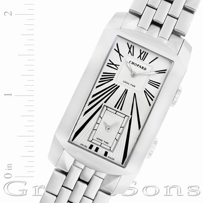 Chopard r46390 Dual Time Automatic Male 18k White Gold