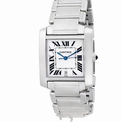 Cartier 2302/W51002q3 Tank Francaise Quartz Male Stainless Steel