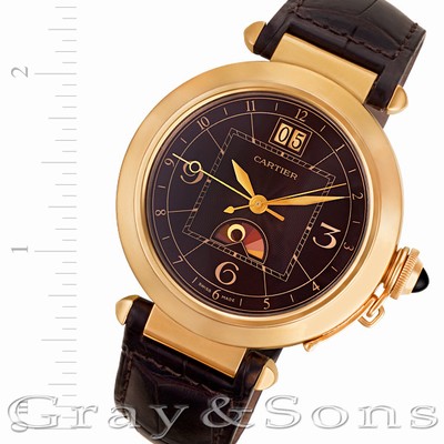 Cartier W3030001 Pasha 42mm Automatic Male 18k rose gold