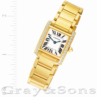 Cartier 2385 Tank Francaise Quartz Female 18k yellow gold