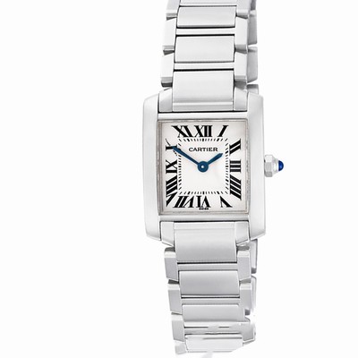 Cartier W51008Q3 Tank Francaise Quartz Female Stainless Steel