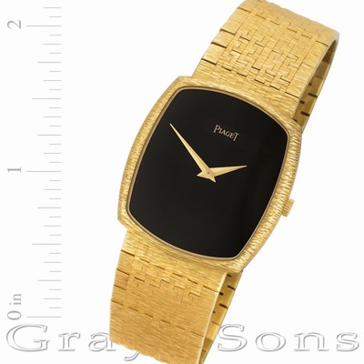 Piaget 9741 Black Tie Manual Male 18k yellow gold