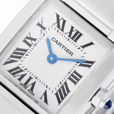 Cartier W51008Q3 Tank Francaise Quartz Female Stainless Steel