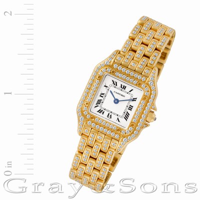 Cartier 883.704.48 Panthere Quartz Female 18k yellow gold