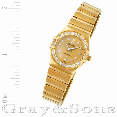Omega 11671500 Constellation Quartz Female 18k yellow gold