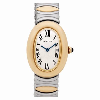 Cartier W15045D8 Baignoire Quartz Female 18k yellow gold
