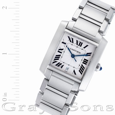 Cartier W51002q3 Tank Francaise Automatic Male Stainless Steel