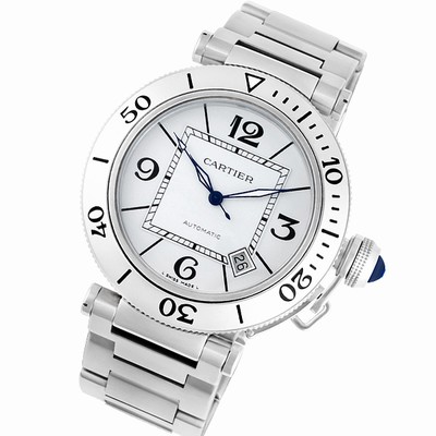 Cartier W31080M7 Pasha Seatimer Automatic Male Stainless Steel