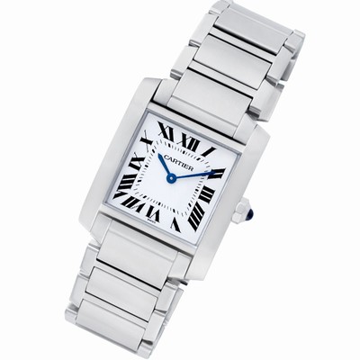 Cartier W51011Q3 Tank Francaise Quartz Unisex Stainless Steel