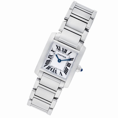 Cartier W51008Q3 Tank Francaise Quartz Female Stainless Steel
