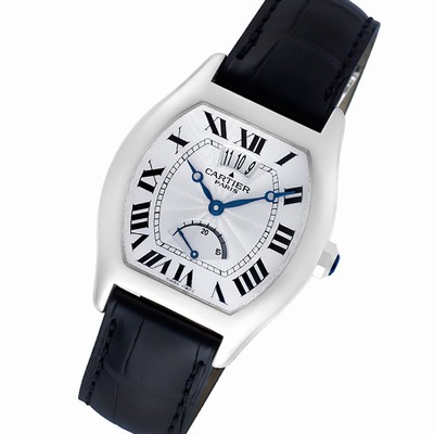 Cartier W1542751 Tortue Automatic Male 18k White Gold
