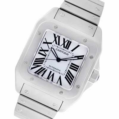 Cartier W200737G Santos 100 Automatic Male Stainless Steel
