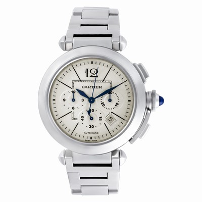 Cartier W31085M7 Pasha Automatic Male Stainless Steel