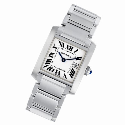 Cartier W51011Q3 Tank Francaise Quartz Unisex Stainless Steel