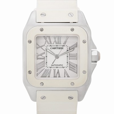 Cartier W20122U2 Santos 100 Automatic Female Stainless Steel