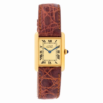 Cartier 60029 Tank Vermeil Manual Female Vermeil