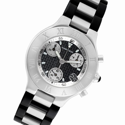 Cartier w510125u2 Chronoscaph 21 Quartz Unisex Stainless Steel
