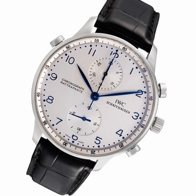 IWC 3712 Portuguese Manual Male 18k White Gold