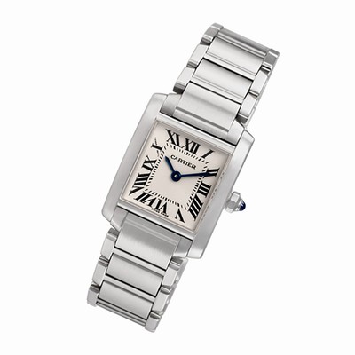 Cartier W51008Q3 Tank Francaise Quartz Female Stainless Steel