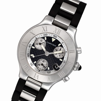 Cartier w510125u2 Chronoscaph 21 Quartz Male Stainless Steel