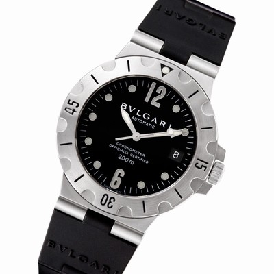 Bvlgari sd 38 s Scuba Automatic Male Stainless Steel