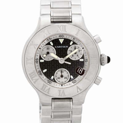 Cartier w10172t2. Chronoscaph Quartz Male Stainless Steel