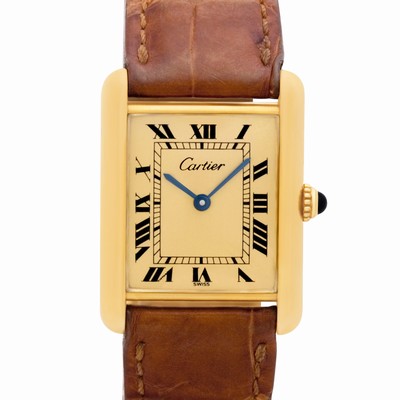 Cartier 12816 Vermeil Quartz Female Vermeil