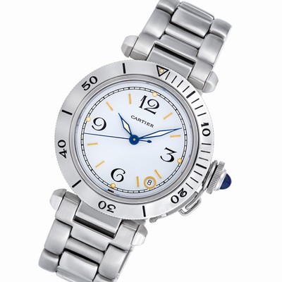 Cartier w31015m7 Pasha Automatic Unisex Stainless Steel
