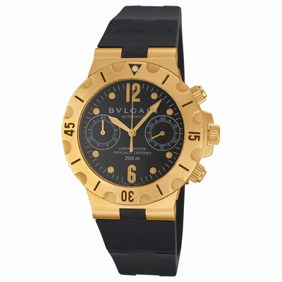 Bvlgari sc38g Scuba Automatic Male 18k yellow gold