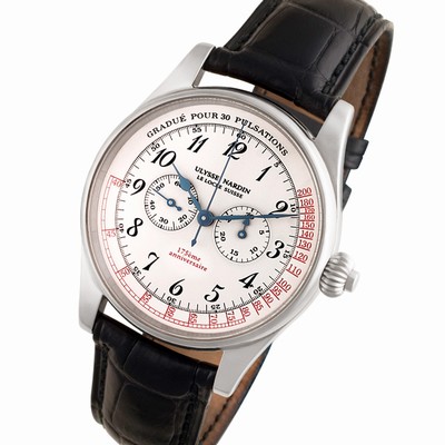 Ulysse Nardin 380-22 Pulsations 175th Manual Male 18k White Gold