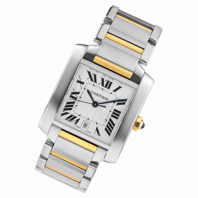 Cartier W51005Q4 Tank Francaise Automatic Male Stainless Steel