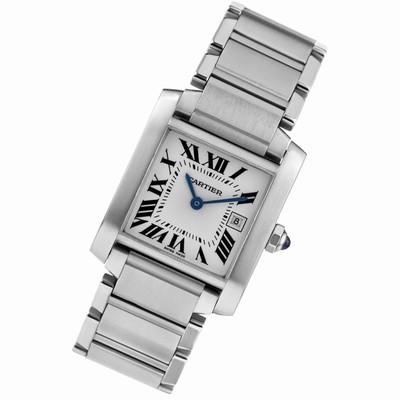 Cartier W51011Q3 Tank Francaise Quartz Female Stainless Steel