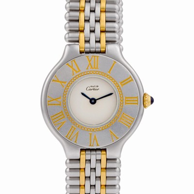 Cartier Cartier 2640 Must 21 Quartz Female Gold & Stainless Steel