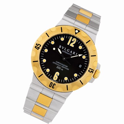 Bvlgari sd 38 sg Diagono Automatic Male Stainless Steel