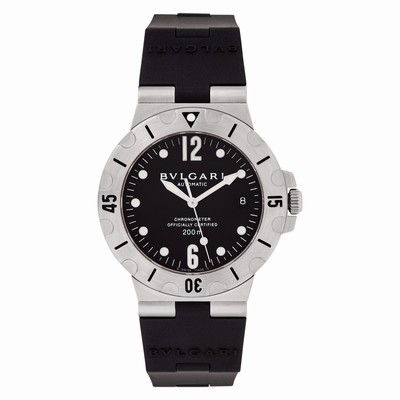 Bvlgari sd38s Diagono Quartz Male Stainless Steel