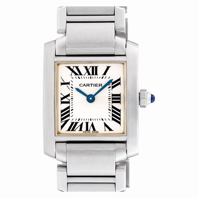 Cartier W51008Q3 Tank Francaise Quartz Female Stainless Steel